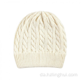 Stripe Beanies Blød strikket mansjet beanie cap vinter